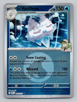 N's Vanilluxe (Energy Symbol Pattern) 051/217 Ascended Heroes Reverse Holo NM - Image 1