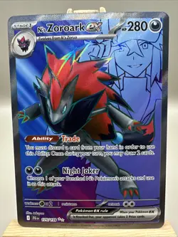 N's Zoroark ex 175/159 Ultra Rare Journey Together Pokemon - Image 1