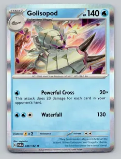 Golisopod 049/182 Rare Paradox Rift Pokemon Holo Near Mint - Image 1