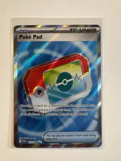 Pokemon TCG Poke Pad 113/088 Full Art Holo Trainer Item English - Image 1