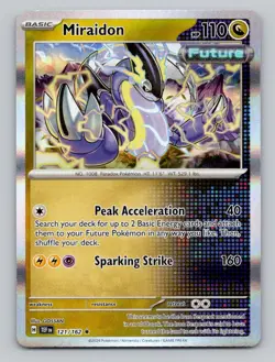 Miraidon 121/162 Rare Temporal Forces Pokemon Holo Near Mint - Image 1