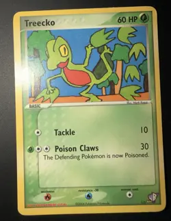 Pokemon Treecko 001/005 Kids WB Promo Regular EN Basic HP 60 Mark Kraus - Image 1