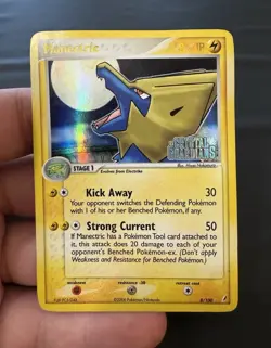 Pokemon TCG Manectric 8/100 Crystal Guardians Holo Rare - Image 1