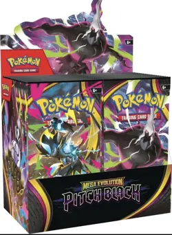 PRESALE Pokemon Mega Evolution: Pitch Black Booster Box SHIPS 7/17 - Image 1