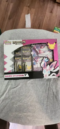 Pokemon TCG Celebrations Dark Sylveon V Collection Factory Sealed Box - Image 1