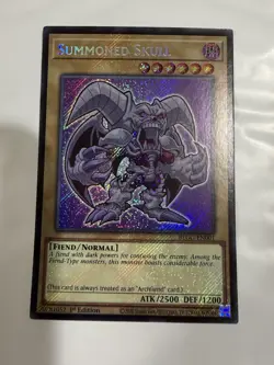 Konami Summoned Skull Holo Secret Rare BLGG-EN001 1st Ed English Yu-Gi-Oh! - Image 1