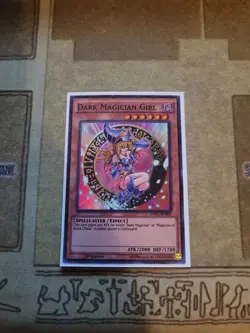 YUGIOH TCG DARK MAGICIAN GIRL DPBC-EN009 SUPER 1ST EDITION NM - Image 1