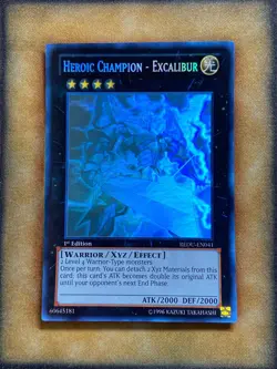 Yugioh Heroic Champion - Excalibur REDU-EN041 Ghost Rare 1st Ed NM - Image 1