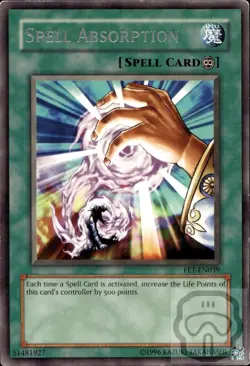 Spell Absorption FET-EN039 R Flaming Eternity Yu-Gi-Oh Unlimited LP - Image 2