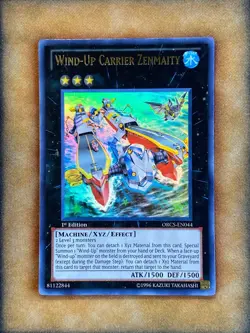 Yugioh Wind-Up Carrier Zenmaity ORCS-EN044 Ultra Rare 1st Ed LP - Image 1