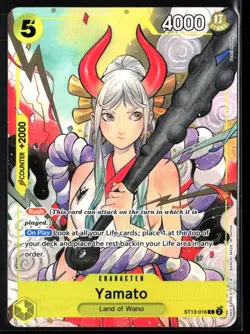 1x Yamato (Illustration Box Vol.2) - ST13-016 - C - Foil One Piece Promo - Image 1