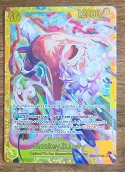 Monkey.D.Luffy EB04-061 (OP15-EB04) SEC Adventure on Kami's Island One Piece NM - Image 1