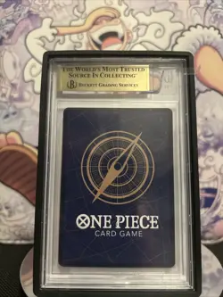 One Piece OP05 BGS10 Monkey D. Luffy No Signed Rare ST01-012 Card Game - Image 2