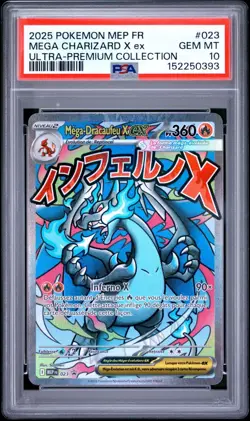 🇫🇷 MEGA DRACAUFEU EX PSA 10 - PROMO EV ULTRA PRENIUM FR Card Pokemon 🇫🇷 - Image 2