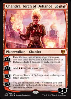 Chandra, Torch of Defiance -Foil Near Mint MTG Kaladesh - Image 1