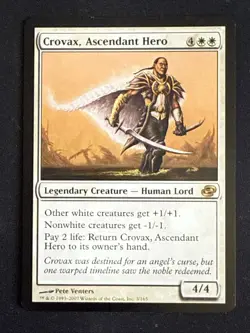 1x Crovax, Ascendant (3) Planar Chaos LP MTG Magic the Gathering x1 MKE - Image 1