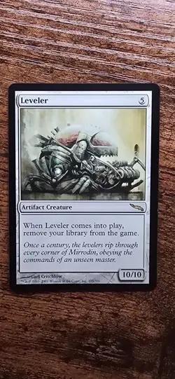 Wizards of the Coast Leveler Mirrodin Rare Artifact Creature Colorless Regular … - Image 1