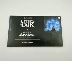 MTG Secret Lair x Avatar the Last Airbender A Lot to Learn Non-Foil Sealed - Image 1