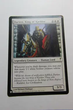 MTG Darien King of Kjeldor x1- -The List-Lightly Played - Image 1