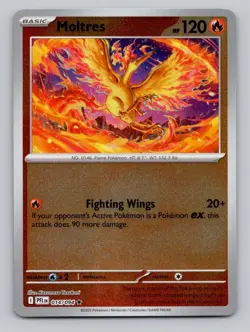 Moltres 014/094 Rare Phantasmal Flames Pokemon Reverse Holo Near Mint - Image 1