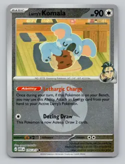 Larry's Komala (Energy Symbol Pattern) 175/217 Ascended Heroes Reverse Holo NM - Image 1