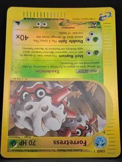 Forretress 56/144 Skyridge Reverse Holo Rare Pokemon TCG Nintendo e-reader NM - Image 4