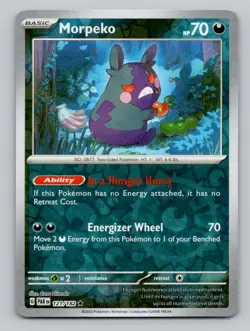 Morpeko 121/182 Rare Paradox Rift Pokemon Reverse Holo Near Mint - Image 1