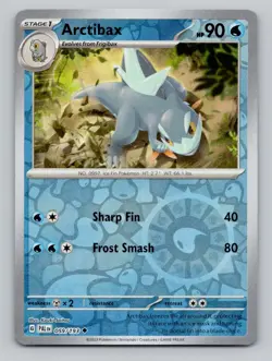 Arctibax 059/193 Uncommon Paldea Evolved Pokemon Reverse Holo Near Mint - Image 1
