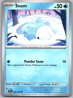 Snom 045/162 Near Mint SV05: Temporal Forces Pokemon Shipnow - Image 1