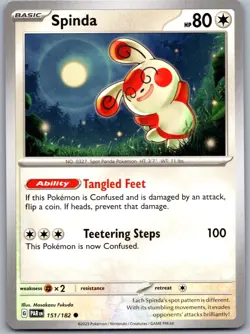 Spinda 151/182 Near Mint SV04: Paradox Rift Pokemon Shipnow - Image 1