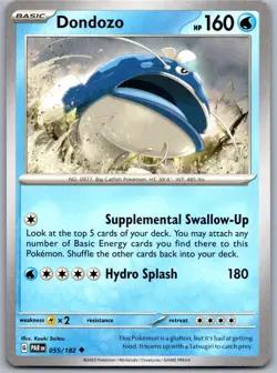 Dondozo 055/182 Near Mint SV04: Paradox Rift Pokemon Shipnow - Image 1