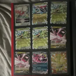 Pokemon TCG Topps 1999 9-Card Lot Binder Pages, Foil/Holo GX Salazzle - Image 4