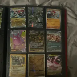 Pokemon TCG Topps 1999 9-Card Lot Binder Pages, Foil/Holo GX Salazzle - Image 5