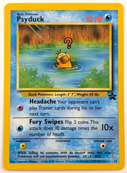 Pokemon Psyduck 20 Black Star League Promo 2000 WOTC NM NP - Image 1