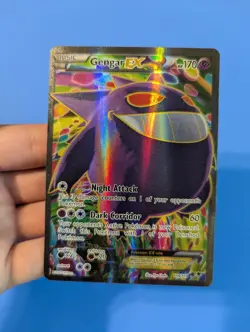 Gengar Ex Full Art Phantom Forces Pokemon Card 2014 114/119 - Image 1