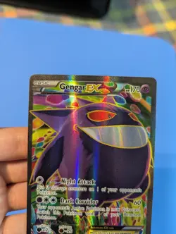 Gengar Ex Full Art Phantom Forces Pokemon Card 2014 114/119 - Image 2