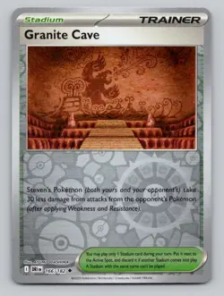 Reverse Holo Granite Cave 166/182 Uncommon Destined Rivals Pokemon - Image 1