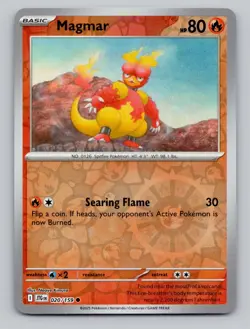 Reverse Holo Magmar 020/159 Common Journey Together Pokemon - Image 1