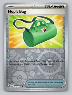 Reverse Holo Hop's Bag 147/159 Uncommon Journey Together Pokemon - Image 1