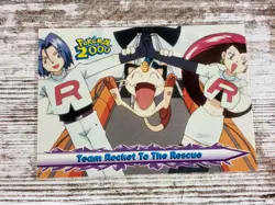 Team Rocket To The Rescue #50 - Pokemon Topps Pokemon 2000 Movie Blue Logo NM - Image 1