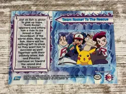 Team Rocket To The Rescue #50 - Pokemon Topps Pokemon 2000 Movie Blue Logo NM - Image 5