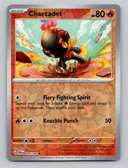 Reverse Holo Charcadet 026/182 Common Paradox Rift Pokemon - Image 1