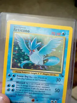 Pokemon TCG Fossil Set Holographic Articuno 2/62 (NM-LP) - Image 4