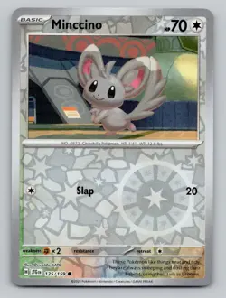 Reverse Holo Minccino 125/159 Common Journey Together Pokemon - Image 1