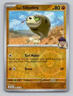 Reverse Holo Hop's Silicobra 086/159 Common Journey Together Pokemon - Image 1