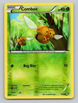 Reverse Holo Combee 9/98 Common Ancient Origins Pokemon - Image 1