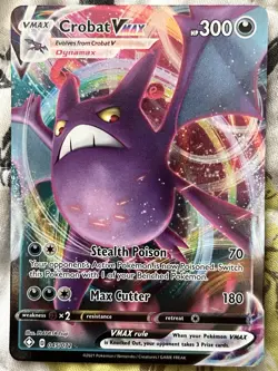 Crobat VMAX 045/072 Shining Fates Pokemon TCG Holo - Image 1