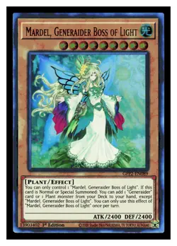 YuGiOh GFP2-EN089 Mardel, Generaider Boss of Light The 2nd Haunting Ultra Rare - Image 1
