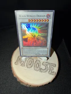 Yugioh Black Winged-Dragon Ghost Rare TSHD-EN040 - Image 1