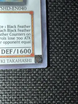 Yugioh Black Winged-Dragon Ghost Rare TSHD-EN040 - Image 4